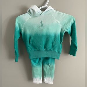POLO RALPH LAUREN OMBRÉ KIDS Matching Set Sz 3T